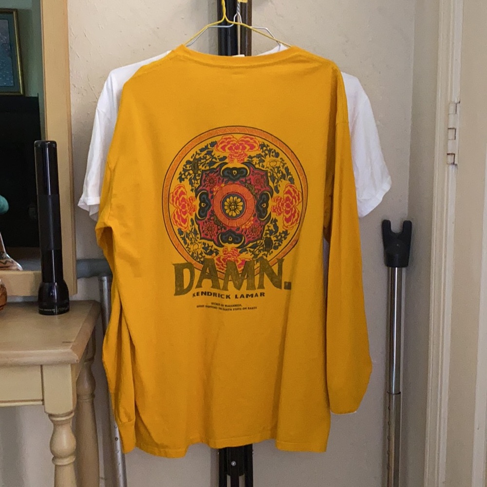 Kendrick Lamar DAMN merch worn twice